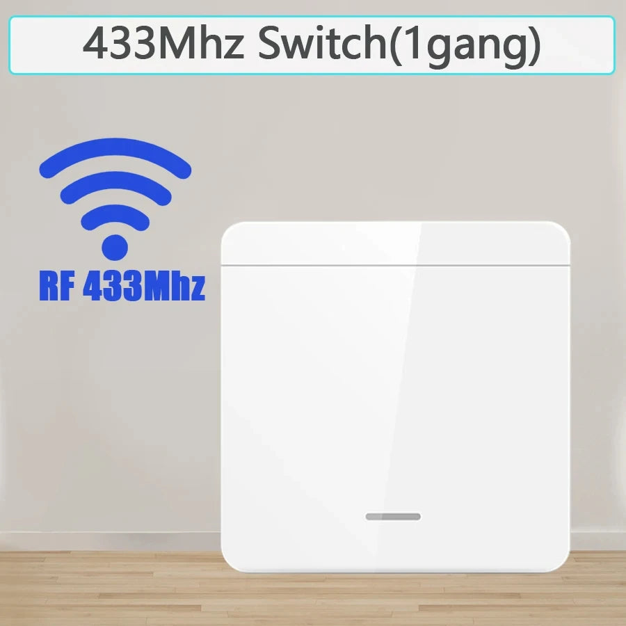 Interruptor de Luz Inalámbrico RF 433MHz | Control Remoto sin Cables | 110V-220V