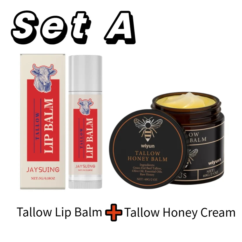 Crema Hidratante de Miel y Sebo | Reafirmante, Iluminadora y Antiedad para Cara y Cuerpo